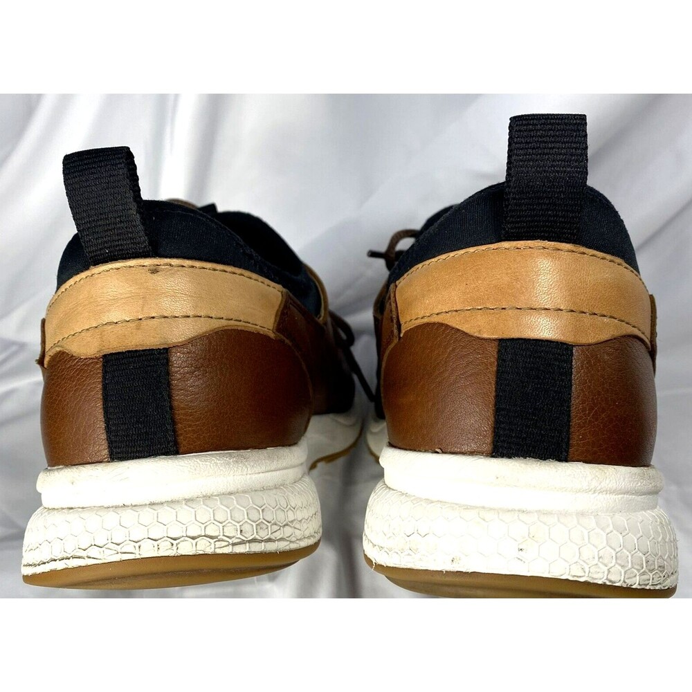 Johnston & Murphy K18 Memory Foam Brown Leather Sneaker Men's Size 11.5 M - Picture 4 of 8